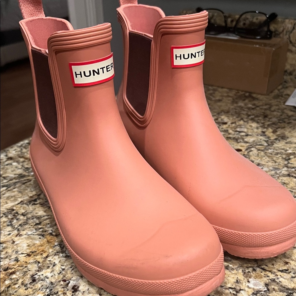 Hunter Coral Short Rain Boots